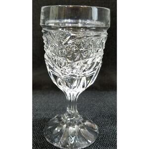Single Cut Glass Cordial / Ring Holder